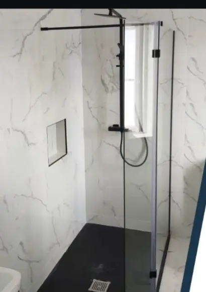 Shower enclosure installation